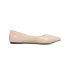 Scarpe eleganti Comodo tacco piatto Donna Appartamenti Primavera autunno Scarpe da balletto femminili Punta a punta rosso Nude Rosso Blu Scarpe da lavoro casual da donna L230721