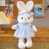 Dessin animé mignon poupée lapin broderie peluche dormir poupée enfants cadeau