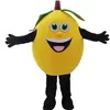 2019 rabattfabrik gul citronmaskot kostymer fruktmaskot kostymer halloween kostymer chirstmas parti vuxen storlek fancy 290r