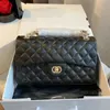 5A Topp Sheepskin och Cowhide Caviar Shoulder Bag Women's Luxury Designer Fashion Bag Purse Classic Handbag Cross Artistic Texture Chain Handbag