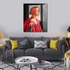 Portrait toile Art Simonetta Sandro Botticelli peinture à la main oeuvre classique Loft Decor