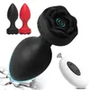 Remote controlled Bangor Rose Vestibular Plug Male and Female Shaker Adult