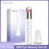 Dispositivos para el cuidado de la cara ANLAN EMS Dispositivo de belleza para los ojos Microcorriente Antiarrugas Eliminar bolsas Círculos oscuros Terapia de luz Instrumento de masaje de elevación 230720