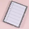 Korean Milk Cow Print Memo Pad Söt att göra List Writing Paper Message Notes Dekorativa anteckningsblock Stationery Supplies