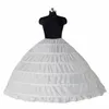 Kogel jurk 6 hoepel petticoats unskirt volledige crinoline voor bruids trouwjurk accessoires253e