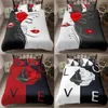 Homesky Rose Flower Bedding Sets 23 Pcs King Queen Sizes Beautiful Woman Duvet Cover Set Print Comforter Sets Bed Linen Sets 201152258