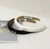 Hoofdbanden Luxe Design Spons Hoofdband Haarbanden voor Dames Meisje Merk Geometrisch Brede Rand Letter Print Haarband Outdoor Sport Ademend Hoofddeksels Hoofdband