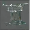 Transparent Lectern Classroom Lectern Podium Clear Acrylic Lectern Stand Modern Church Pulpit Clear Plastic Church Podium279r