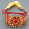 Go2Boho Miyuki 3D Heart Armband Bohemian Armband Pulseras Mujer Moda 2019 Women Armband Jewelry Boho Chic Handmade Loom Beads C271U