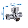 Keuken Kranen G 1/2 3 Weg Douche Arm Omschakelklep Handdouche Universele Duurzame Moderne Tool Messing Connector Badkamer Adapter