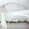 2017 New Wedding Veil 5m 길이 5m 길이 1 5m 와이드 컷 가장자리 신부 베일 1 층 흰색 빨간 아이보리 벨로스 드 노비 웨딩 액세서리 Voil1884
