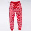 Pantaloni da uomo All'ingrosso-mens joggers pantaloni della tuta swag pantalones hombre rosso blu bandana pantaloni da uomo pantaloni hip hop donna pantaloni streetwear unisex Z230721