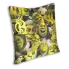 Cuscino Cuscino decorativo Shrek Collage Federa Stampa Cuscino in tessuto Decorazioni Copriletto Camera da letto Cerniera 45 45cm247e