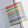 Gelpennen 100 kleuren/set Flash Graffiti Gel Pen Highlight Refill Color Full Shining Refill Schilderpen Vullingen Tekening Kleur Pennen Staaf 230721