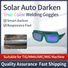 Schweißhelme Solar Auto Darkening True Color Schweißmaske Schweißhelm Augen Schutzbrille/Schweißerbrille Lichtbogenschutzhelm für Schweißmaschine 230721