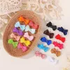 Baby Haarelastiekjes Clips Grosgrain Lint Peuter Haarspelden Meisjes Zuigelingen Tieners Kinderen Kinderen Haaraccessoires