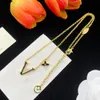 Fashion Women Necklace Choker Chain 18K Gold Plated Plated Stainless Steel Designer Letter Necklaces Bracelet Wedding Jewelry Accessories No Box