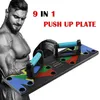 2020 nuovo 9 in 1 Push Up Rack Board Uomo Donna Fitness Esercizio Push-up Stand Body Building Sistema di allenamento Home Gym Fitness Equipm214Q