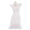 Nero Bianco Sexy Grembiule da cameriera francese per donna Costume da ragazza Cosplay Servant Lolita Dress Camera da letto Grembiule domestico Pizzo traslucido F1222N