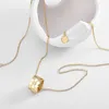 Pendentif Colliers Mode Classique Style Européen Et Américain Bijoux Collier Pour Femmes Rétro Ins Chandail Chaîne Cadeau D'anniversaire