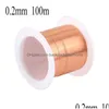 Other Home Appliances New Coil Copper Wire0.1Mm 0.2Mm 0.M 0.4Mm 0.5Mm 0.6Mm 0.7Mm 0.8Mm 1.20Mm Wire Magnet Enameled Winding Drop Del Dh3Aw