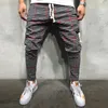 Pantalones para hombres Pantalones a cuadros para hombres Casual Rayas Cordón Jogger Hombres Pantalones de chándal Pantalón de lápiz de negocios Ropa masculina Vintage 230720