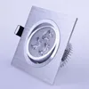 Tavan Işık Kare LED Downlight 9W 3X3W 600 Lümen LED Tavan Işığı Gömme Downlights Dimmabable Sıcak Doğal Beyaz AC 11269M