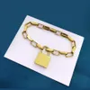 Fashion Lock Chain Bracelets for Women Love Designers Link Bracelet Necklace Pendant Street Brace Lace Gift Ladies Hand Chain with210a