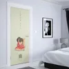 Wall Stickers Classic anime Spirited Away cartoon home wall stickers door wardrobe DIY kawaii kids room decor 230720