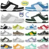 NUEVO Hombre Zapatillas de deporte casuales GAI hombre mujer Zapatos Zapatillas planas Lows Panda Blanco Negro Gris Rosa Whisper Team Oro Azul Frambuesa Fresa Melocotón zapatos