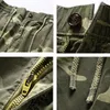 2024 shorts pour hommes 2023 hommes Mode d'été Coton armée armée tactique multi-poches pantalons courts décontractés camouflage lâche