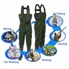 Vêtements Autres Cuissardes de pêche imperméables pour pêcheur Breathe ly Nylon PVC Poitrine Man1263j