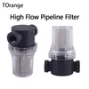 Küchenarmaturen Gartenteich 1/4 Zoll 3/4 Zoll Inline Mesh Sieb Wasserpumpe Filter Bewässerung High Flow Pipeline 1 Stk