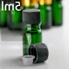 960 pz/lotto di Vetro Vuoto Flacone Contagocce da 5 ml Per Oli Essenziali Verde 5 ml E-liquid Bottiglie Lvtda