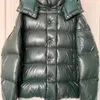 Jaquetas de grife Mon Jacket 70º aniversário para homens inverno puffer jaqueta casacos acolchoados e engrossados blusão clássico França marca capuz 64