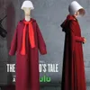 The Handmaids Tale Offred Red Dress Cloak Cosplay Costume277K
