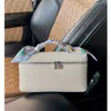 LP Lunch Box Bag Borsa da donna L19 Borsa per trucco firmata Borsa in tela di tela intrecciata Borsa per trucco con cerniera a due vie