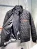 Autumn and Winter Brand Mens Jacket mode pastill sying design svart bomullsrock topp lyxdesigner jacka