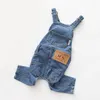 Chien Vêtements Cowboy Vêtements Chiot Teddy Denim Costume Veste Pet Salopette Printemps Été Vêtements Haute Qualité