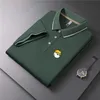 Malbon Men's Polos Golf Shirt Quickdrying Business Business Polo Summer High Quality Short Sleeve Top Wear Tshirt 156