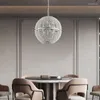 Żyrandole Aipaite Nowoczesne minimalistyczne jadalnia sypialnia Kryształ Lampa Lampka Luksusowy luksusowy pełny miedziany dupleks duży żyrandol
