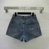 Designer di jeans da donna 2023 Summer Shorts Shorts High Waist Slimt Pocket Y2K Jeans