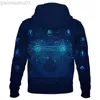 Herrtröjor tröjor överdimensionerade framtida teknik hoodies män kvinnor 3d tryckt tröja harajuku springwinter hoodie casual coat män kläder 4xl l230721