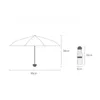 Parasol kolorowy gradient mini parasol 8 żebra luksusowe kobiety anty UV Parasol 5-Folding Fashion Sunshreen Mała instrukcja