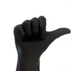 Guantes desechables 50 pares mujeres hombres negro blanco etiqueta delgada estiramiento protector solar baile apretado joyería conducción