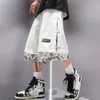 Shorts Masculino Curto Basquete Paisley Hippie Streetwear Hip Hop Harajuku Retro Estampado Irregular Solto Perna larga 230721