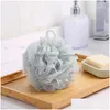 Bath Brushes Sponges Scrubbers Dhs Sponge Ball Wholesale Bathroom Mesh Poufs Scrubbing Back Foaming Body El Market Supplies Mix C Dhsdv