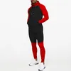 Męskie dresy 2023 zestawy z kapturem zamków i spodnie swobodny dwuczęściowy zestaw męski dres jogger man jogging garnitur strój