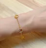 Luksusowy projektant damskiej bransoletki diamentowe kryształ f for woman liter bangle dziewczęta 18K Gold Wedding Gift Designer Biżuteria