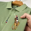 Erkek Polos Kubro% 100 Pamuklu Yüksek Kaliteli Erkekler Saf Pamuk İşlemeli Polo Gömlek Yaz İş Maddesi Spor Sporlu T-Shirt 230720